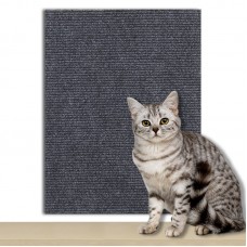 Самоклеящийся коврик-антикоготь для мебели против царапин домашних питомцев, 100*40*0.4 см. Темно-серый