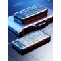 Повербанк 20000 mAh с быстрой зарядкой и четырьмя кабелями, черный