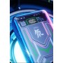 Повербанк 20000 mAh с быстрой зарядкой и четырьмя кабелями, черный