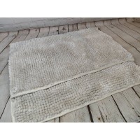 Уцінка. Універсальний килимок для ванної, спальні, вітальні. Молочний