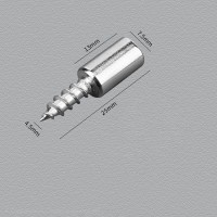 Врізні тримачі полиць, кріплення шуруп металеві. Набір 50 шт