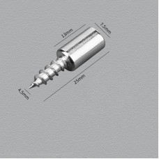 Врізні тримачі полиць, кріплення шуруп металеві. Набір 50 шт