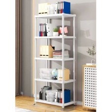 Полиця-етажерка пластикова на 5 ярусів. Біла