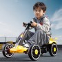 Дитячий електрокартинг 12V з пультом керування, 2-6 років. Жовтий