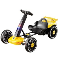 Детский электрокартинг 12V с пультом управления,2-6 лет. Жёлтый
