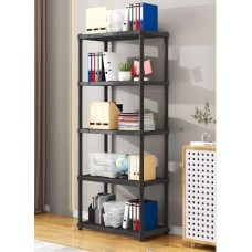 Полиця-етажерка пластикова на 5 ярусів. Чорний