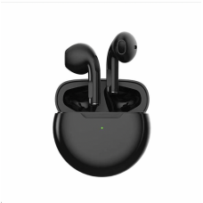 Bluetooth навушники TWS гарнітура Pro6 з бездротовим стереозвуком. Чорні Bluetooth навушники TWS гарнітура Pro6 з бездротовим стереозвуком. Чорні