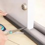 Гнучкий  плінтус, ущільнювач для дверних зазорів, сірий