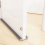 Гнучкий  плінтус, ущільнювач для дверних зазорів, сірий