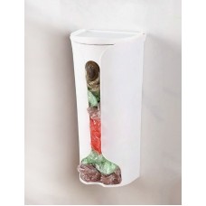 Уцінка.Навісний органайзер для зберігання пакетів. Білий