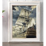 Алмазная мозаика &quot;Шторм&quot;, картина стразами. Матовая. 20*30 см