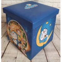 Банкетка (пуфік) для іграшок складаний. Дораемон
