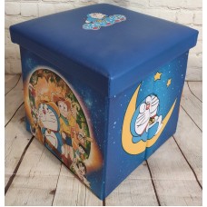 Банкетка (пуфік) для іграшок складаний. Дораемон