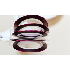 Лента для дизайна ногтей 1 мм. Малиновый Лента для дизайна ногтей 1 мм. Малиновый