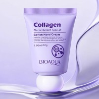 Компактний зволожуючий крем для рук з колагеном BIOAQUA Recombinant Type III Collagen, 30 г
