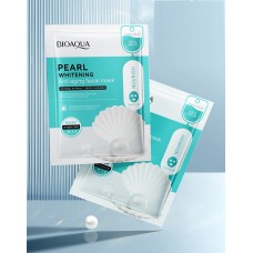 Відбілююча антивікова маска для обличчя, BIOAQUA Pearl