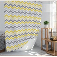 Шторка для душу та ванної кімнати на колечках, № 24