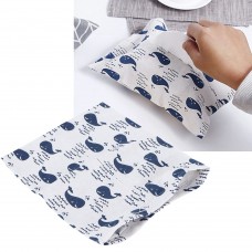 Серветниця. Чохол на коробку з серветками. Білий з китами