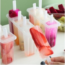 Формы для мороженого пластиковые на 4 порции, прозрачные