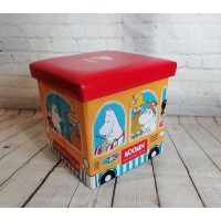 УЦІНКА. Банкетка (пуфік) для іграшок складаний. Moomin