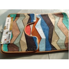 Уцінка. Набір килимків для ванної та туалету, 2 шт.