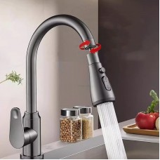 Насадка-аэратор на смеситель для снижения расхода воды. Черный