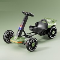 Детский электрокартинг 12V с пультом управления,2-6 лет. Зеленый