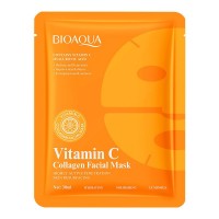 Тканева маска для обличчя з вітаміном C BIOAQUA Vitamin C Collagen, 30 мл