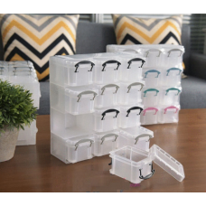 УЦЕНКА. Пластиковый контейнер с крышкой для украшений и мелочей набор 12шт