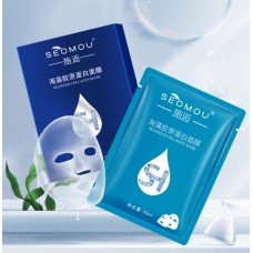 Маска з колагеном і морськими водоростями SEOMOU Sea Weed Collagen Mask, 30 мл, 4 шт/уп