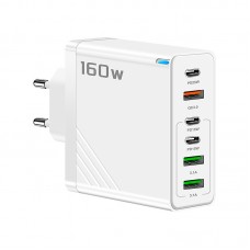 Універсальний зарядний пристрій 3A з 3 USB і 3 Type-C портами, 160W Універсальний зарядний пристрій 3A з 3 USB і 3 Type-C портами, 160W