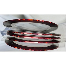 Лента для дизайна ногтей 1 мм. Голографеский Красный Лента для дизайна ногтей 1 мм. Голографеский Красный