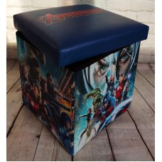 Банкетка (пуфік) для іграшок складаний. Avengers Банкетка (пуфік) для іграшок складаний. Avengers