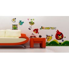 Наклейка виниловая, 49*68 см. Angry Birds