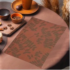 Сервировочная салфетка 45*35 см. Подставка под посуду. Листик