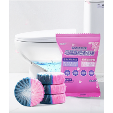 Двухцветная таблетка для дезинфекции сливного бачка, 10 шт/набор