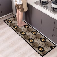 (387) Антиковзаючий килимок для спальні або ванної кімнати з кольоровим принтом, 50*160 см