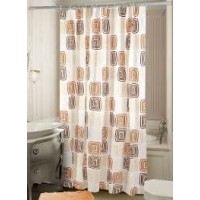 Шторка для душу та ванної кімнати на колечках, № 31