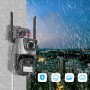 Камера відеоспостереження з Wi-Fi і датчиком руху ICSEE 6mp P11-QQ6 з карткою пам’яті 64 Гб