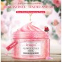 Маска для обличчя гелева з пелюстками троянд та рожевою водою, IMAGES Flower Petals Mask Rose 120г