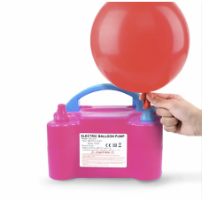 Электрический насос для надувания шаров с двумя отверстиями, 220 В