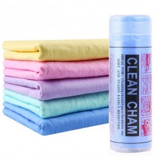 Салфетка влаговпитывающая из микрофибры в пластиковой тубе Magic Towel, 32*42 см