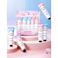 Набор кремов для рук Cute Moisturize Cat Hand Cream Set, 5 штук в наборе