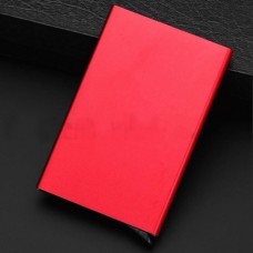 Картхолдер для карточек с защитой от бесконтактного считывания ANTI RFID. Красный