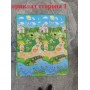 Мягкий детский двусторонний развивающий коврик, 150*180 см, №2