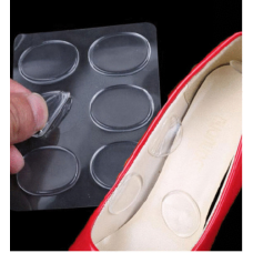 Подушечки-вкладыши силиконовые от натирания и мозолей, для обуви, 6 шт.