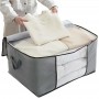 Кофр-органайзер складаний для одягу, 60*45*30 см. Сірий