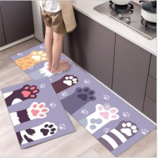 УЦЕНКА. Набор ковриков антискользящих для ванной и туалета 2 шт. Сиреневый