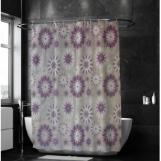 Шторка для душу та ванної кімнати на колечках, № 28