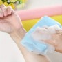 Мочалка Японська масажна, антицелюлітна, пілінг тіла. Блакитна